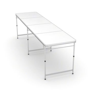 DIY Hvidt Beer Pong Bord - Officielle mål