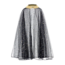 Glitter kappe til børn sort - 3-7 år