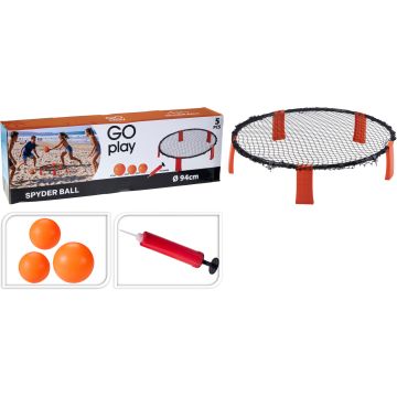 Spyderball-sæt med 3 bolde og pumpe
