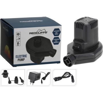 Elektrisk pumpe 12V/230V med 3 dyser