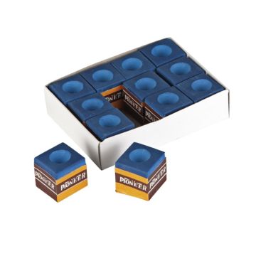 Poolbord blåt kridt 12x