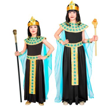 Cleopatra kostume i sort til piger