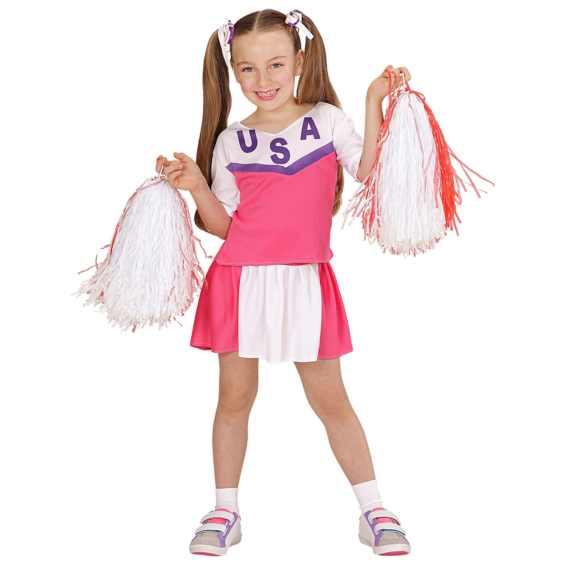 USA cheerleader kostume til piger