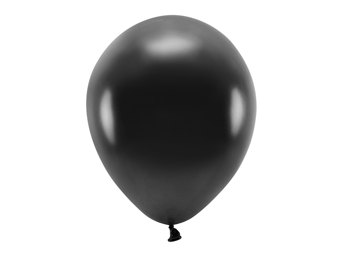 Metallic Sort Balloner 10x - 30 cm