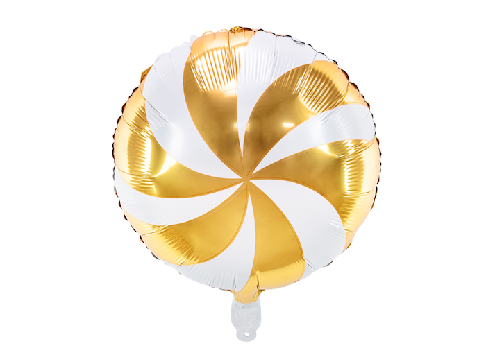 Se Slik Folie Ballon Guld - 35 cm hos PartyVikings.dk