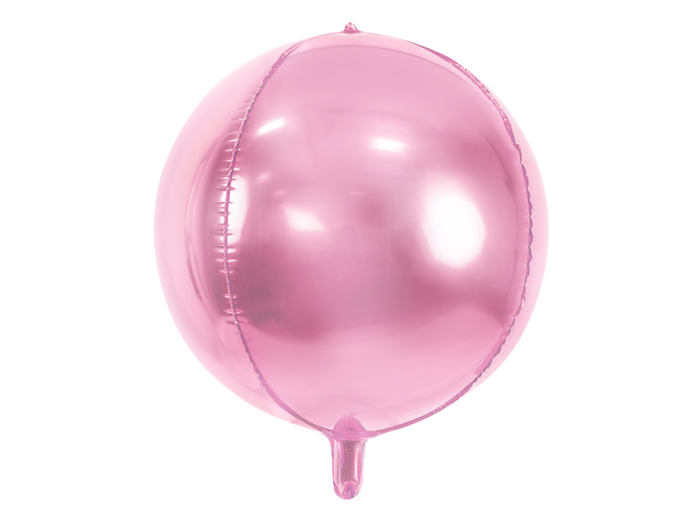 Metallisk pink folieballon - 40 centimeter