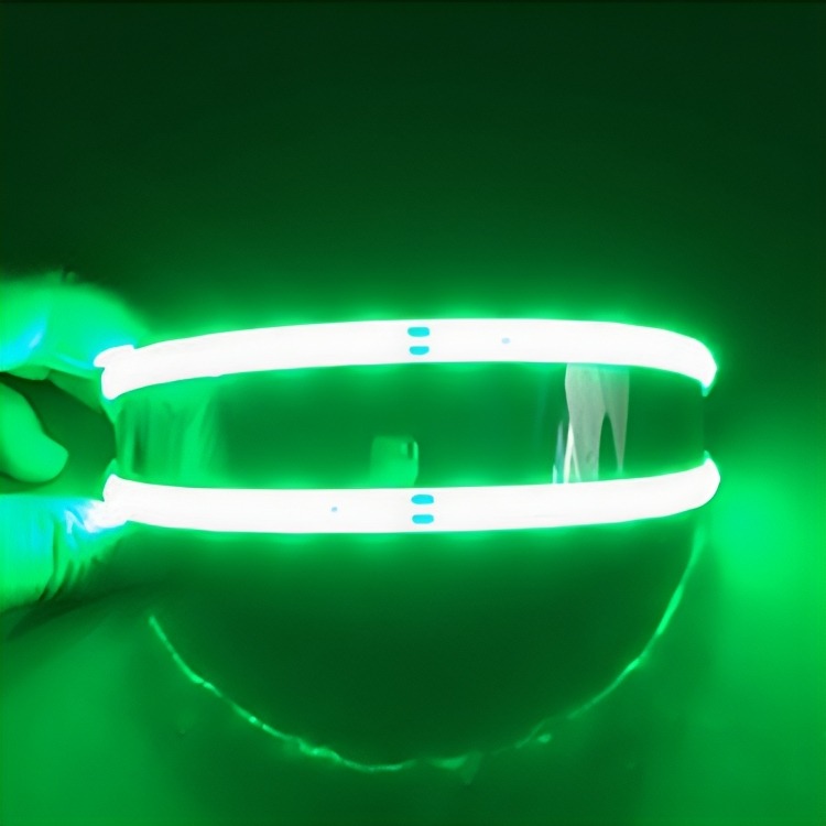 Sjov LED brille grøn neon