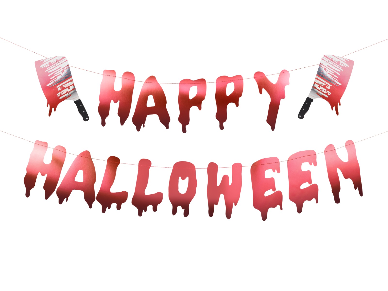 Happy Halloween banner 120 cm
