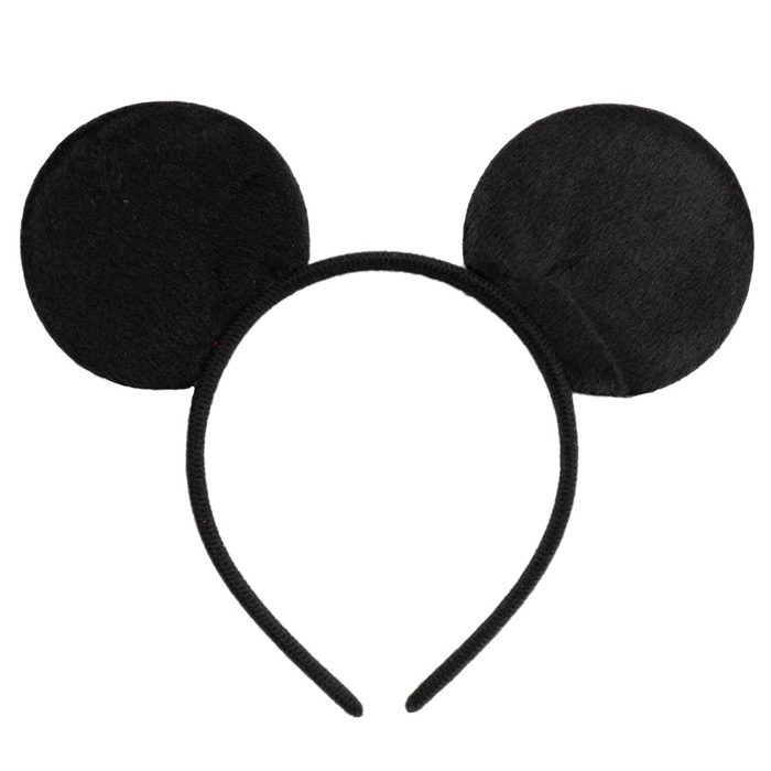 Mickey hårbånd med sorte øre