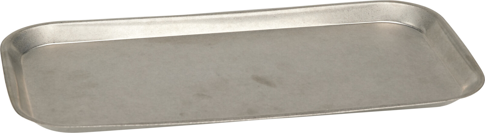 Stonewashed serveringsbakke i rustfrit stål 33,7x17,5 cm