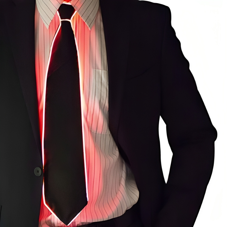 Billede af LED slips Rød