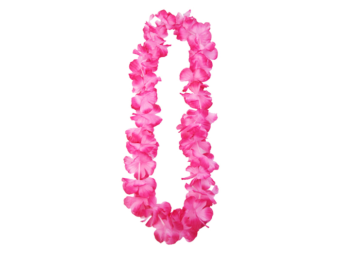 Hawaii krans halskæde Pink