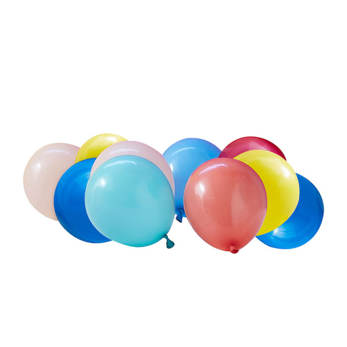 Multifarvet Mini Balloner 40x - 12 cm
