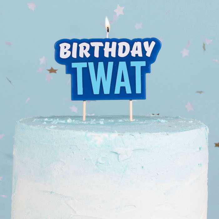 Birthday Twat Fødselsdagslys - 5,8x10 cm