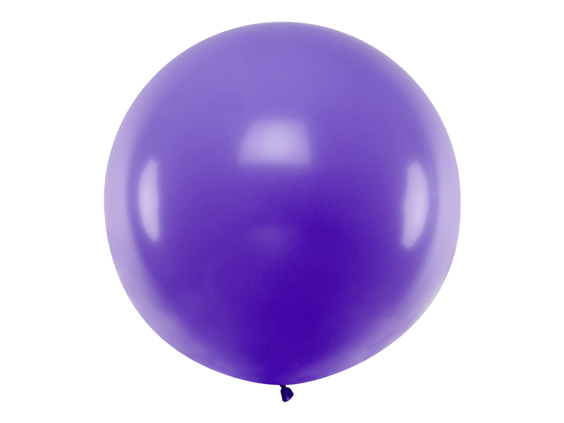Kæmpe Pastel Lilla ballon - 1 meter