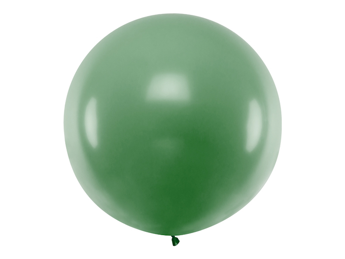 Kæmpe Mørkegrøn ballon - 1 meter