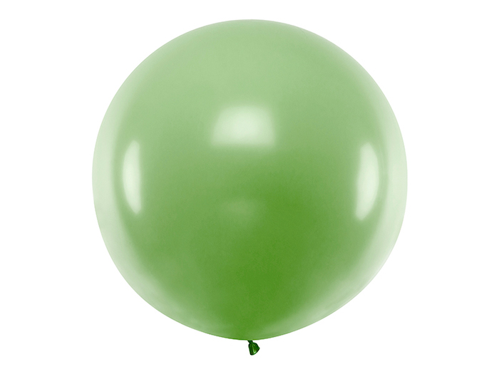 Kæmpe Pastel grøn Ballon - 1 meter