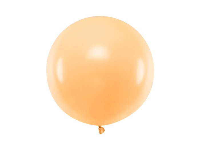 Pastel Fersken Ballon - 60 cm