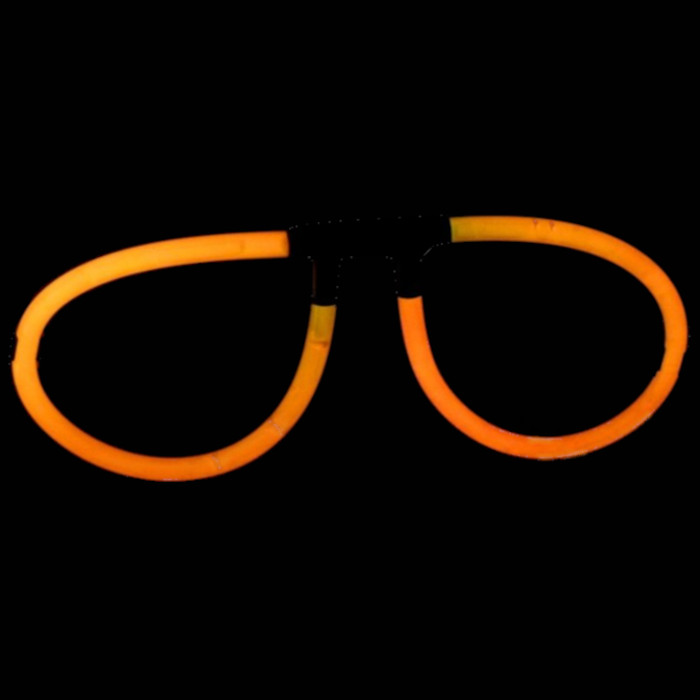 Billede af Knæklys briller - Orange