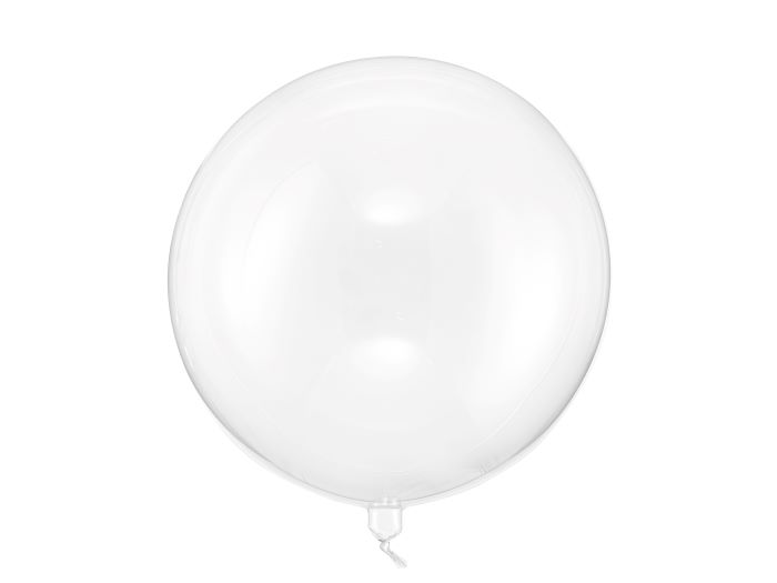 Transparent rund Orbz ballon - Ø 40 cm