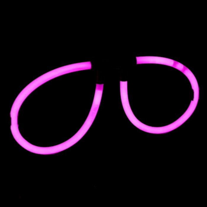 Knæklys briller - Pink