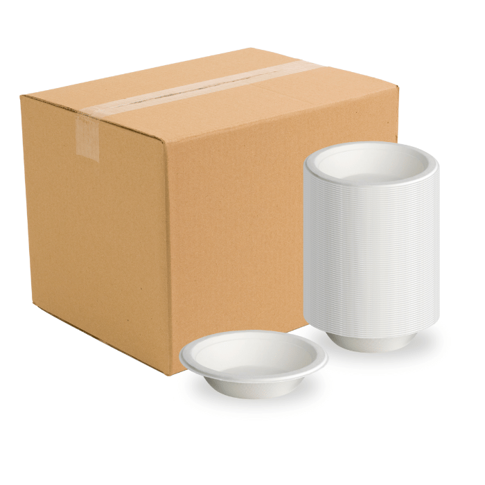 400 ml skåle 200x bionedbrydelig