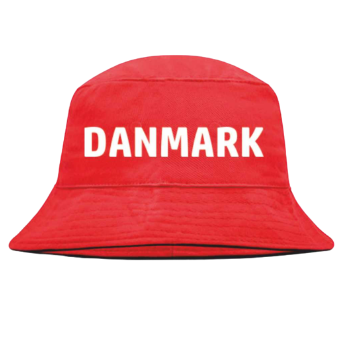 Danmark Bøllehat I Rød