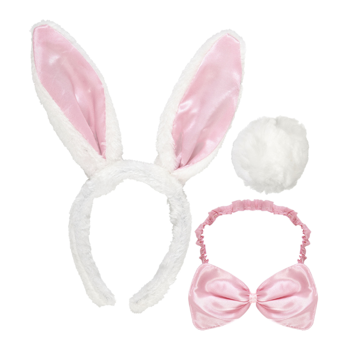 Sød kanin kostume - 3 dele