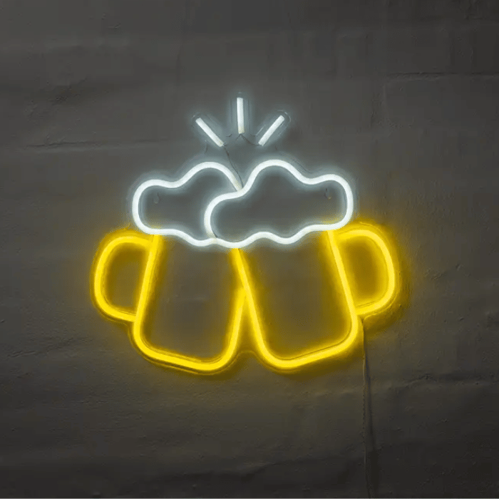 Él neon LED skilt – 37×40 cm