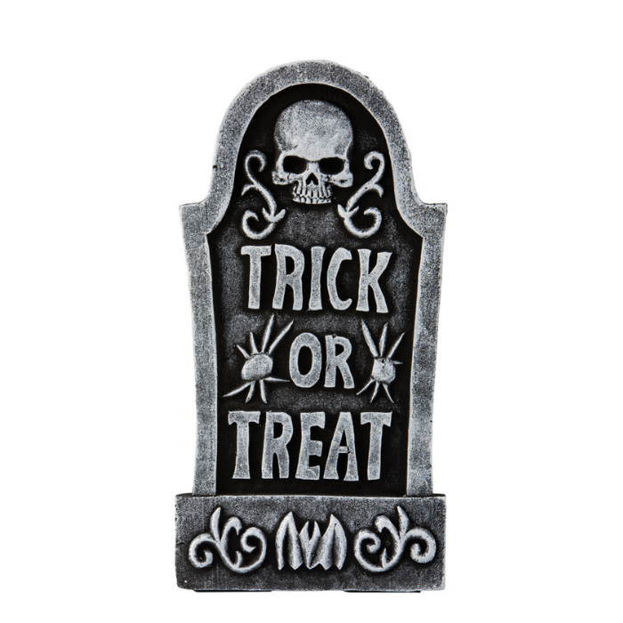 Halloween gravsten trick or treat - 59 cm