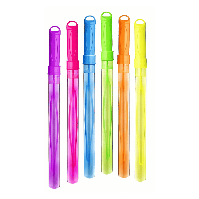 Sæbeboble rør multifarve 6x – 115 ml