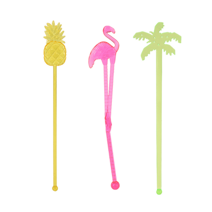 Drinks pinde hawaii motiver 12x – 17,5 cm