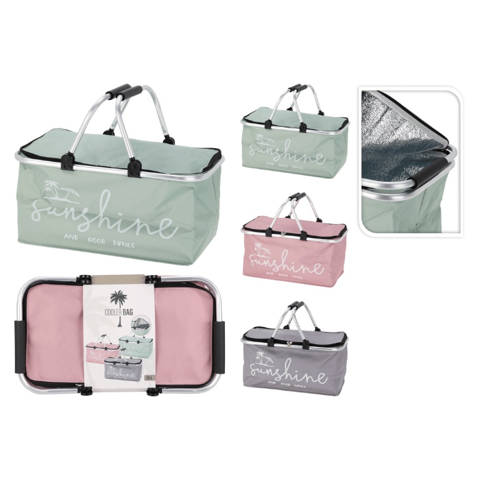 Køletaske i pastelfarver ass. – 35 liter