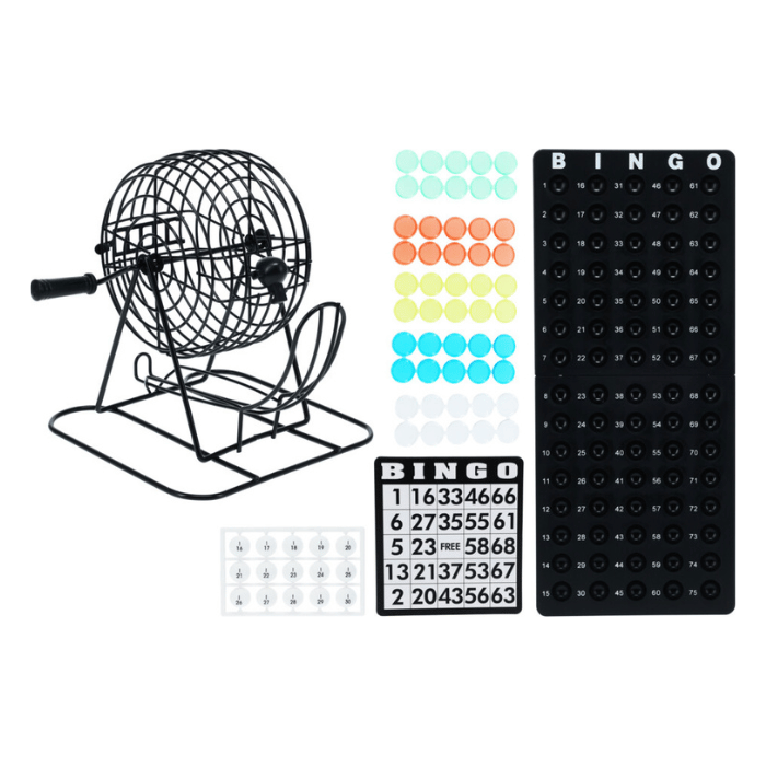 Bingo spil m. hjul og 170 dele