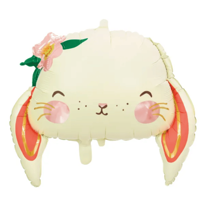 Sød kanin folie ballon - 65x55 cm