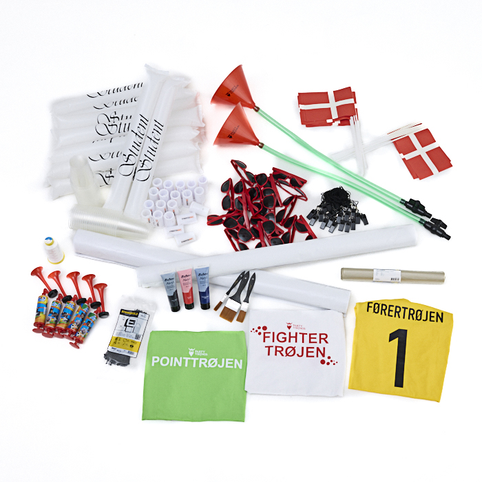 Rød studentervogn grundpakke 2 dags