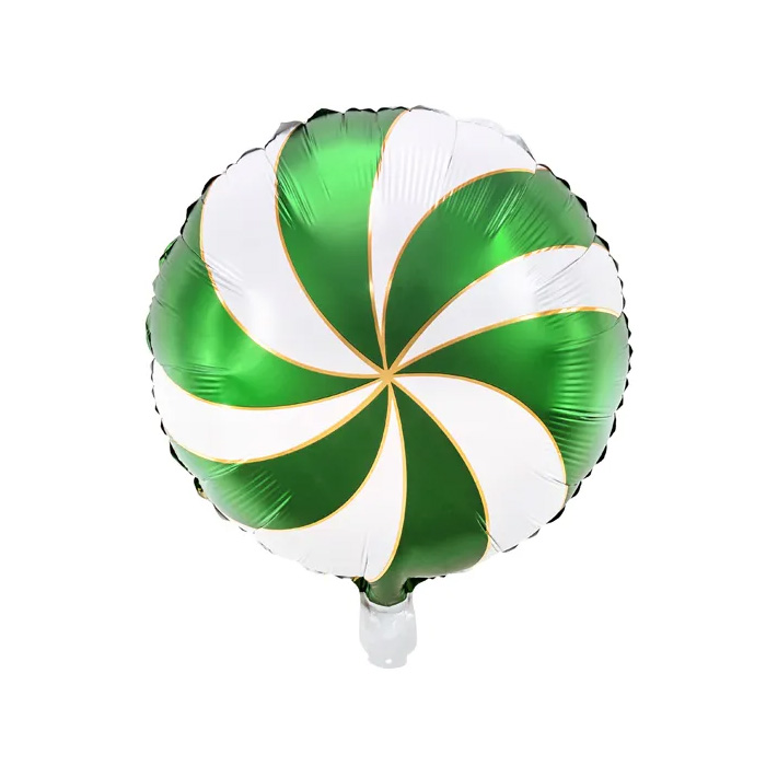 Slik Folie Ballon Grøn - 35 cm