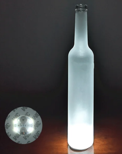 LED flaske lys Hvid