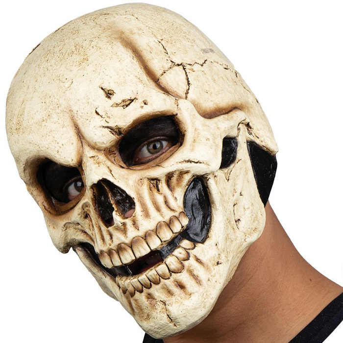 Uhyggelig skelet maske