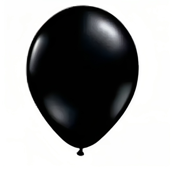 Balloner sort 22 cm 10x