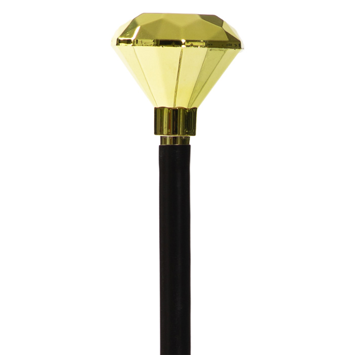 Guld diamant stok - 105 cm