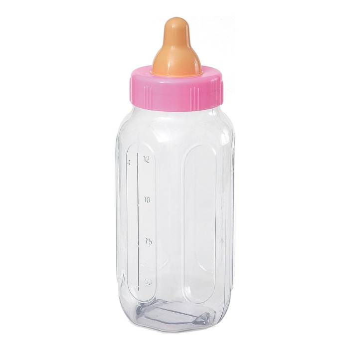 Sutteflaske til babyshower Pink