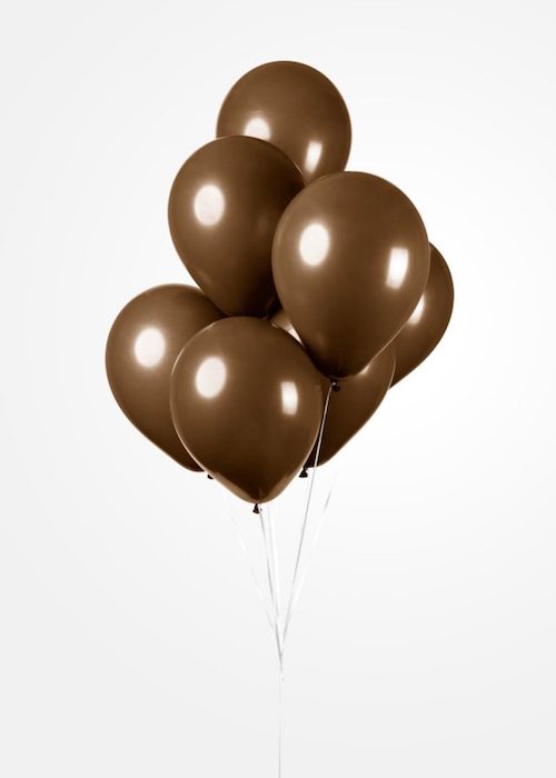 Brun balloner 100x - 30 cm