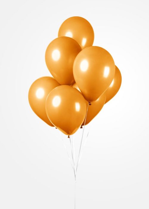 Orange Balloner 100x - 30 cm