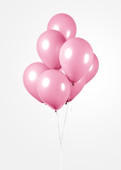 Lyserøde Balloner 100x - 30 cm