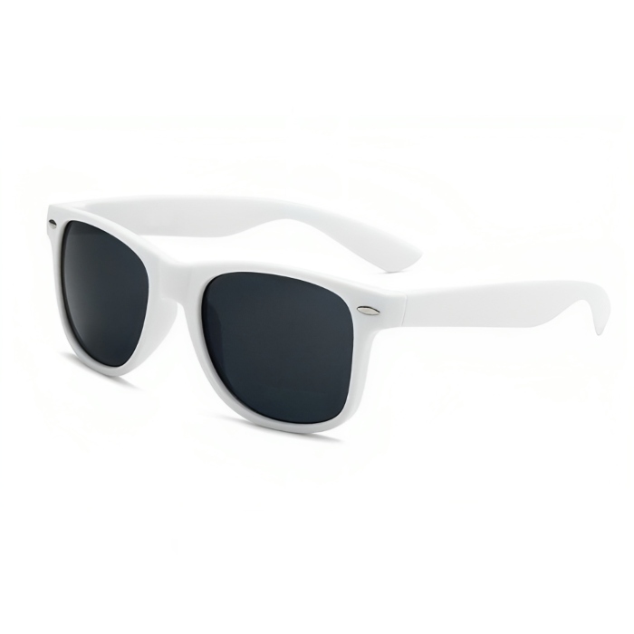 Wayfarer solbriller hvid