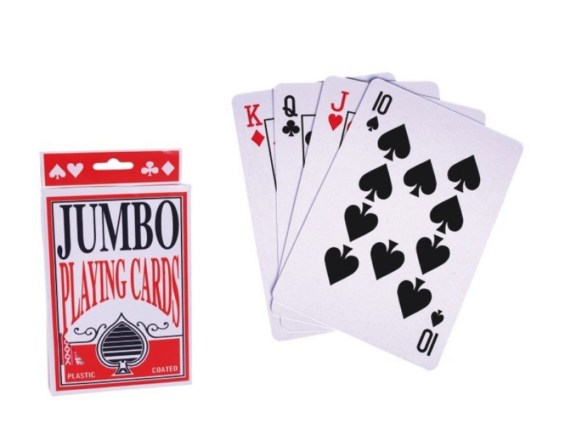 Billede af XL Kortspil - jumbo spillekort